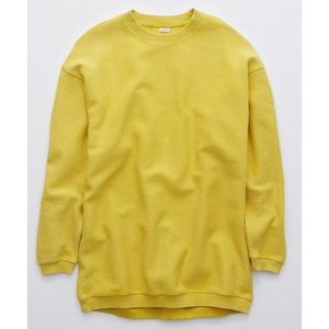 New! [Aerie] New Love Corded Oversized Sweatshirt